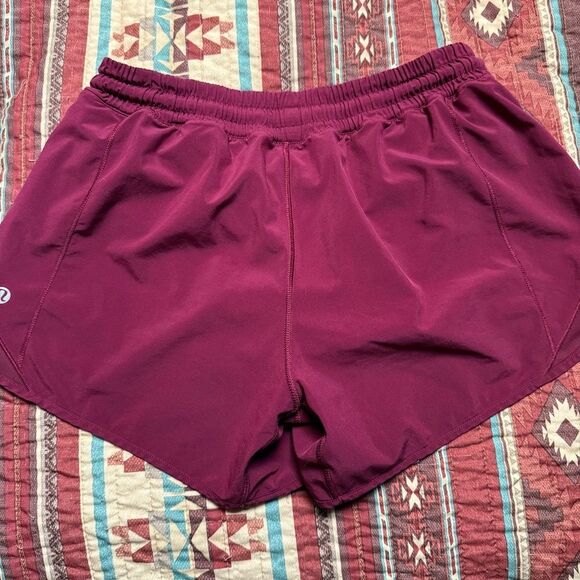 Lululemon Athletica Burgundy Running shorts size 6 - Picture 5 of 6